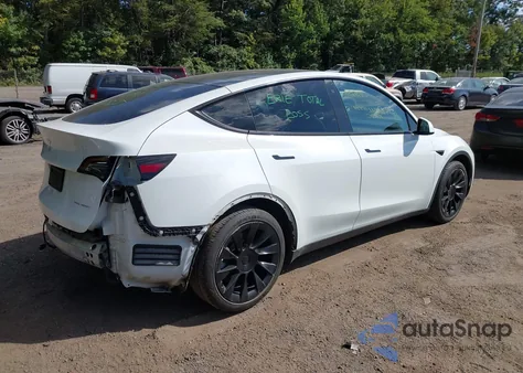 2021 Tesla Model Y Long Range Dual Motor All-Wheel Drive from USA, damaged, VIN 5YJYGDEE7MF080625